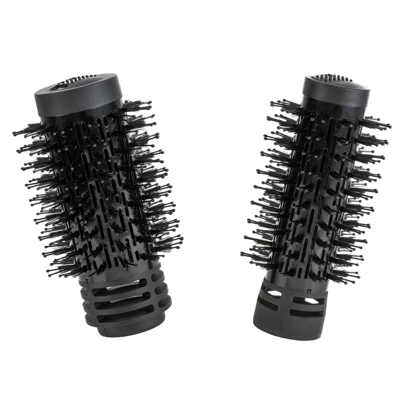 Camry CR 2021 rotating curling iron/hair dryer with interchangeable nylon bristle brushes