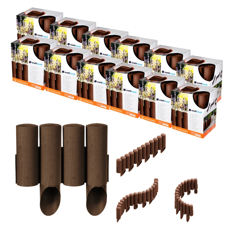 Cellfast garden paisade, frost resistant, 27.6 m, brown