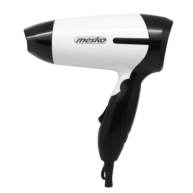 Mesko MS 2262 Travel Hair Dryer Folding Handle Hot Air Flow 2 Powers 1000W Lightweight