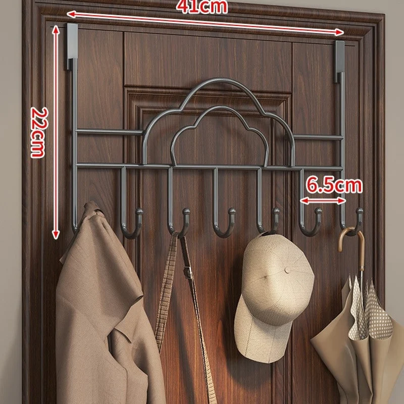 Wall Mounted Coat Rack with Streamlined Hook and Easy Installation