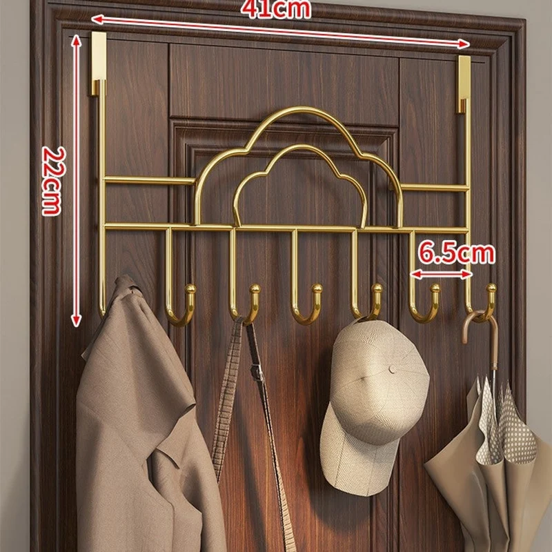 Wall Mounted Coat Rack with Streamlined Hook and Easy Installation