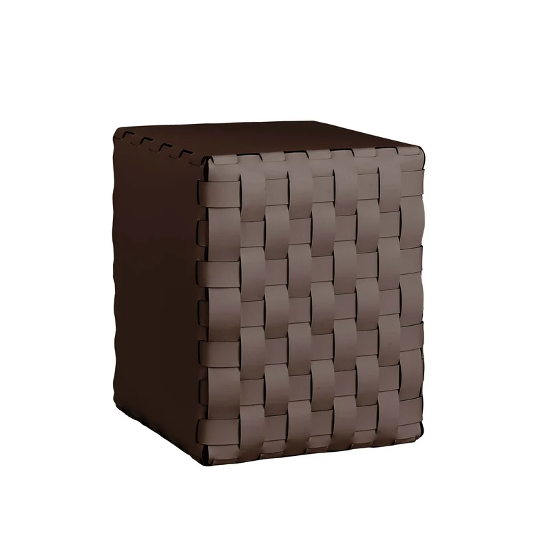 Leather POUF by Ekaterina Borovkova for ADJ STYLE