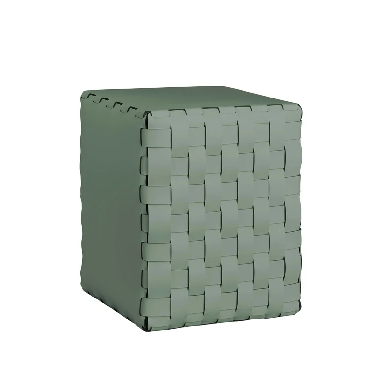 Leather POUF by Ekaterina Borovkova for ADJ STYLE