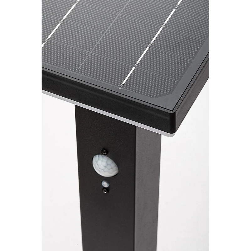 Rabalux Outdoor Solar Floor Lamp, 4W LED, IP44, Black, Geleen, 4 pieces
