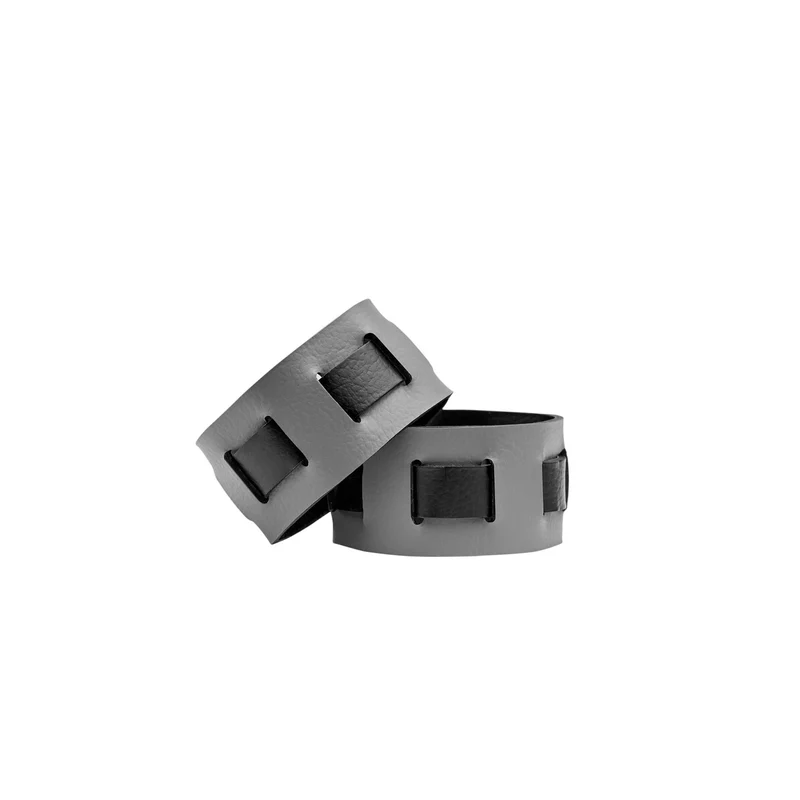 Leather Octagonal PLACEMAT & Napkin Rings BOTTEGA by Ekaterina Borovkova for ADJ STYLE