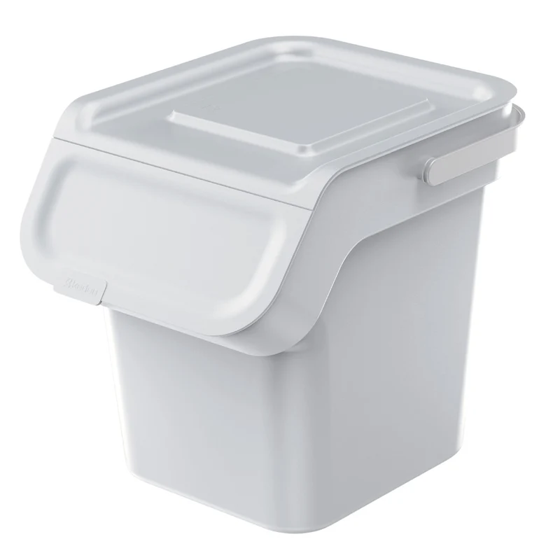 Keden trash garbage can, activated carbon filter, 20 liters, ash, Kaddi Q