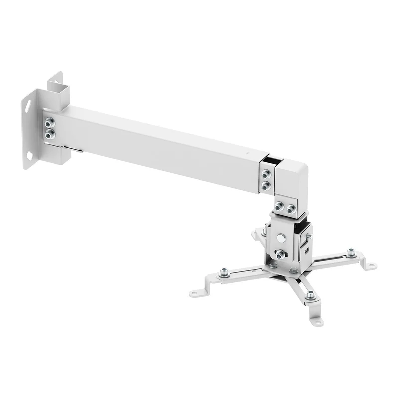 Maclean Wall-Mounted Projector Bracket/Hanger, White, up to 20 kg, MC-205 W