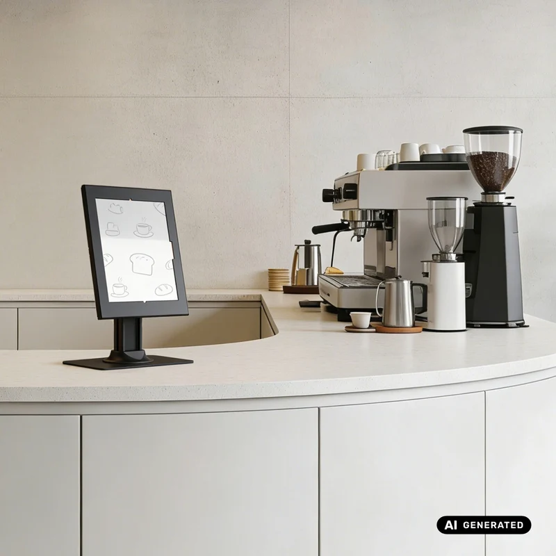 Maclean Tablet Advertising Mount with Lock. 12.4"-13", iPad Air/Pro, Samsung Tab S10+/S9+/S8+/S7+, 257x350x22mm, MC-958 B