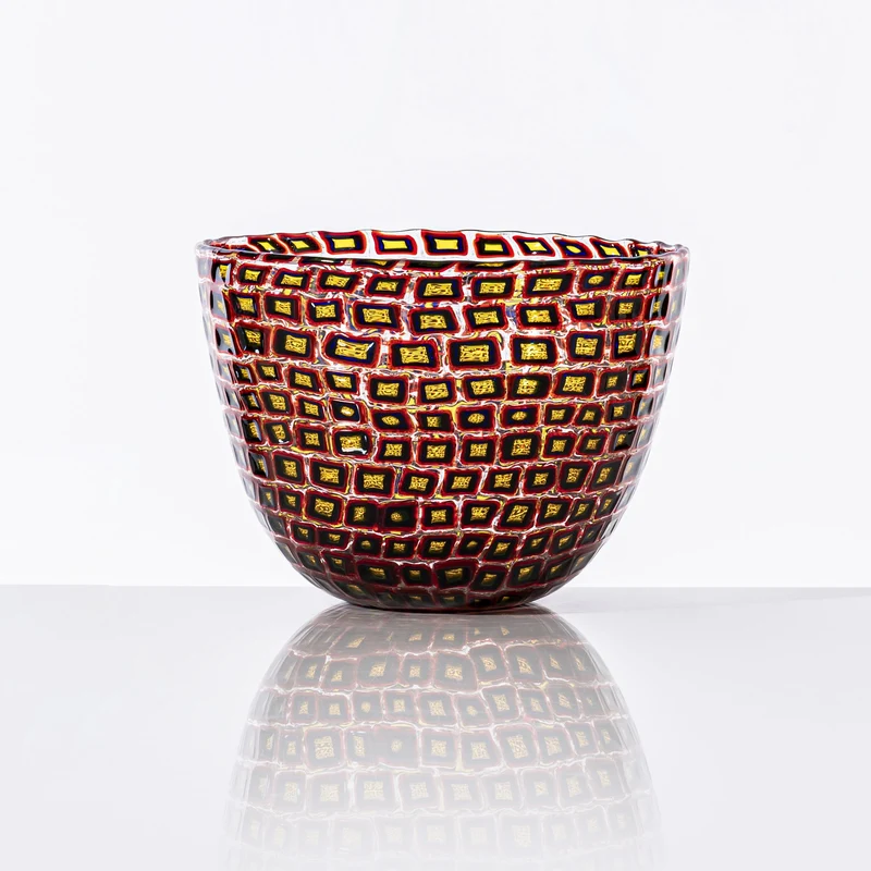 Murano Glass Vase MURRINE ROMANE by Carlo Scarpa for Venini
