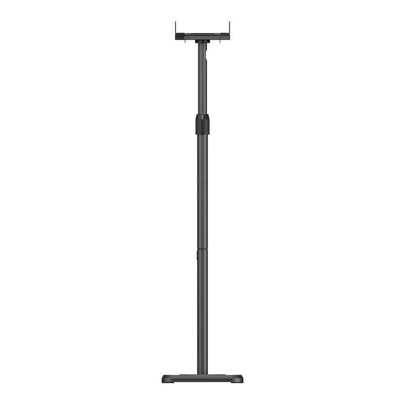 Set of Maclean floor stands for speakers, universal, vertical and horizontal adjustment +10°–10°, max. 5 kg, MC-916