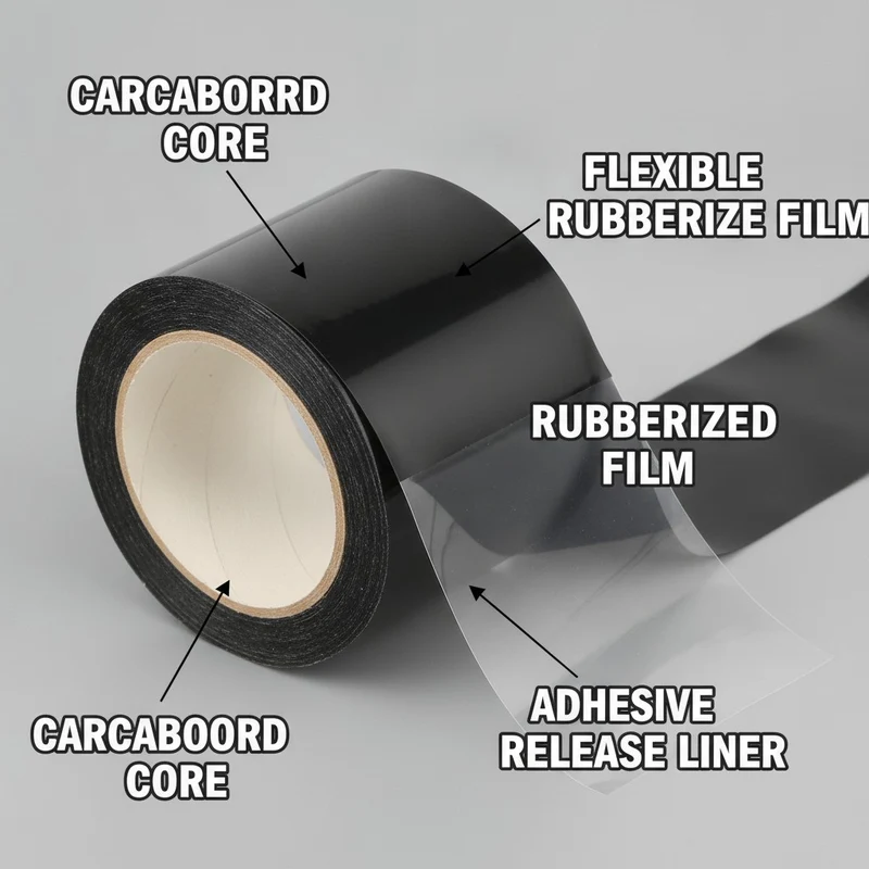 Waterproof Repair Tape, Extra-Strong Instant Seal Leak Tape for Pipes, Hoses, Tanks & Roofs