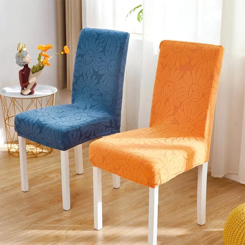 Blossom Aura | Stretch Chair Cover in Floral Fabric with Elastic Fit
