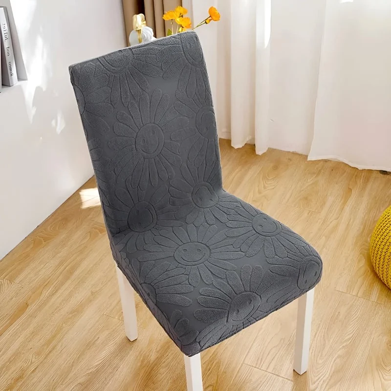 Blossom Aura | Stretch Chair Cover in Floral Fabric with Elastic Fit