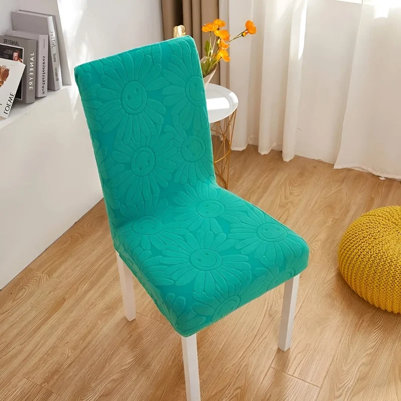 Blossom Aura | Stretch Chair Cover in Floral Fabric with Elastic Fit