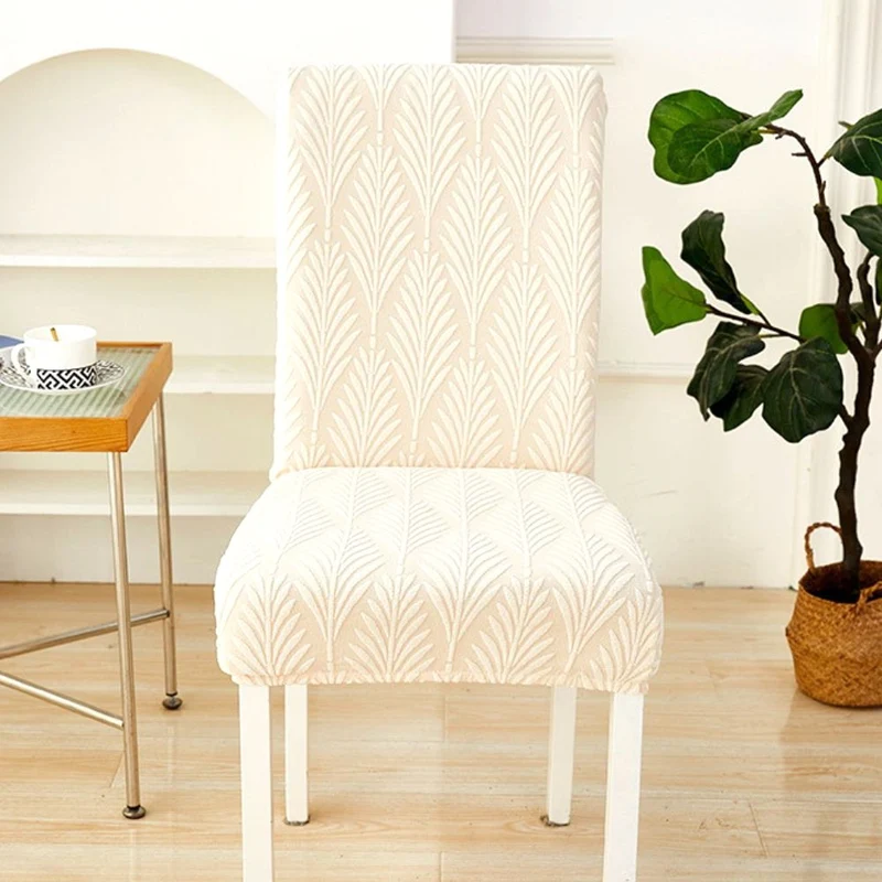 Velvet Haven | Elastic Jacquard Chair Cover with Stretch Fit