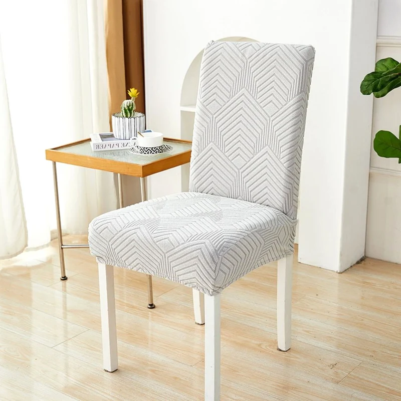 Velvet Haven | Elastic Jacquard Chair Cover with Stretch Fit