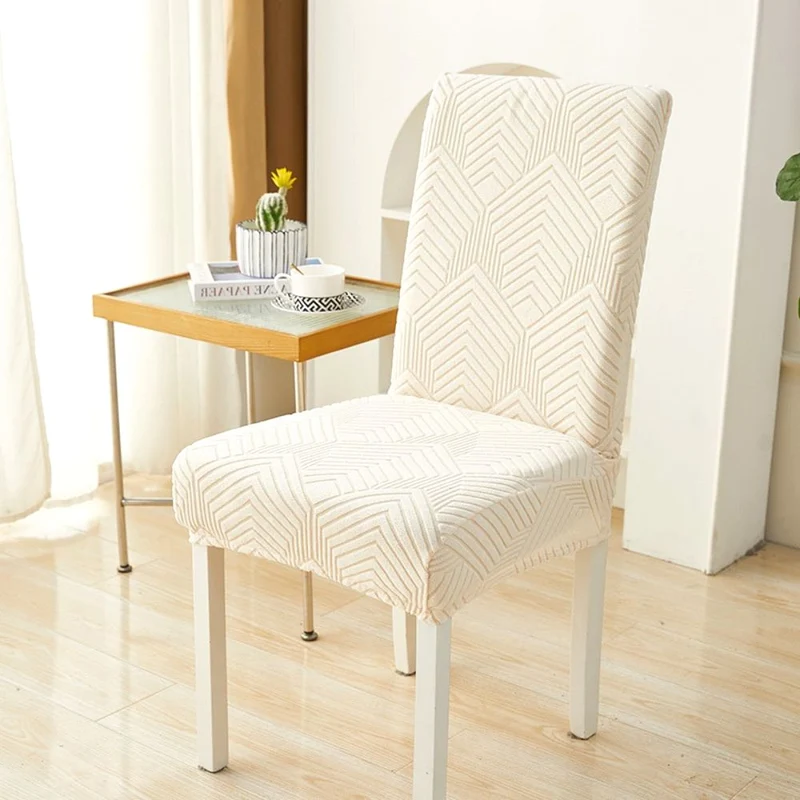 Velvet Haven | Elastic Jacquard Chair Cover with Stretch Fit