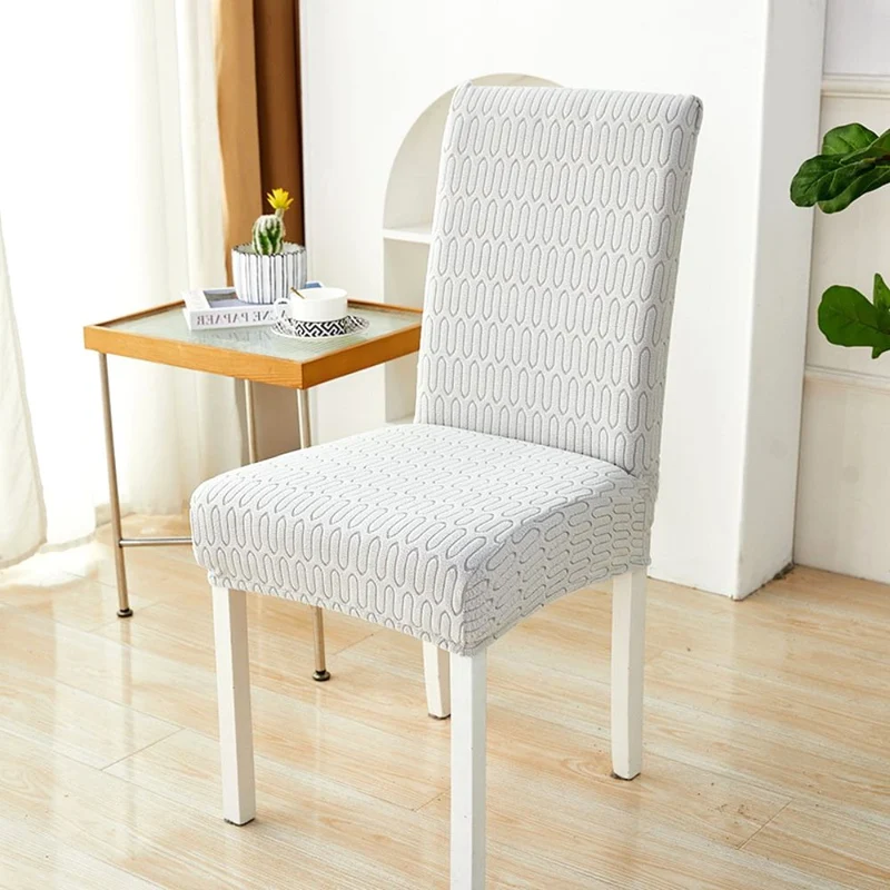 Velvet Haven | Elastic Jacquard Chair Cover with Stretch Fit