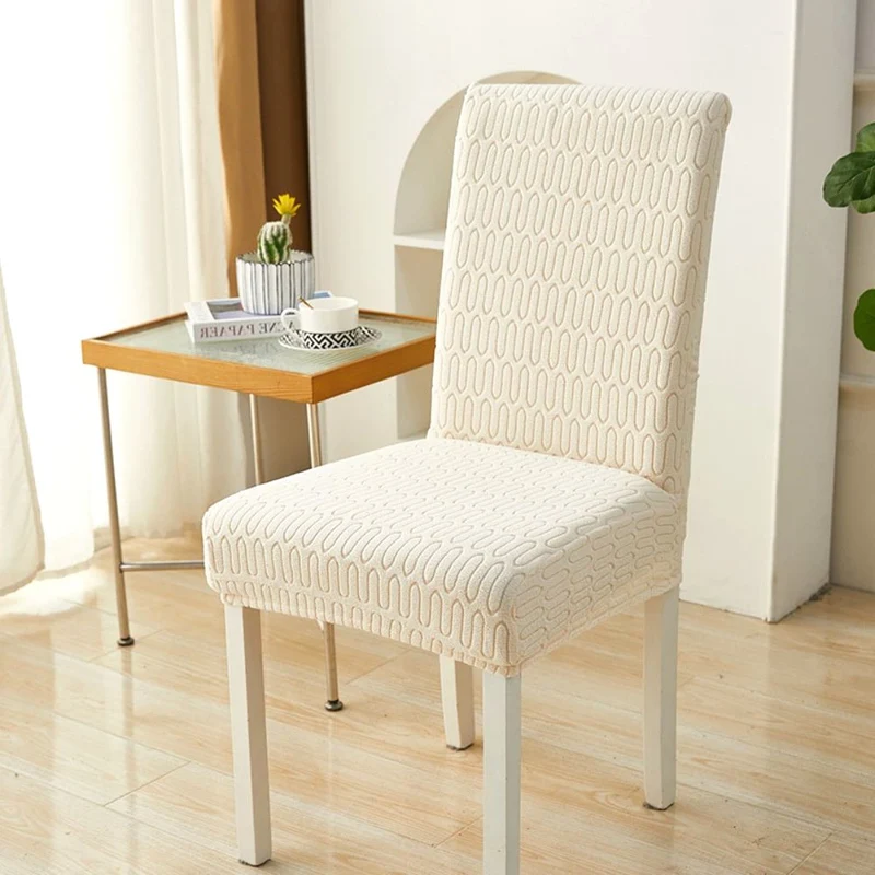 Velvet Haven | Elastic Jacquard Chair Cover with Stretch Fit