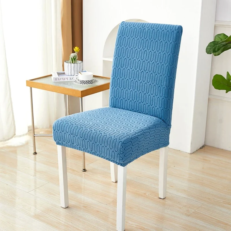 Velvet Haven | Elastic Jacquard Chair Cover with Stretch Fit