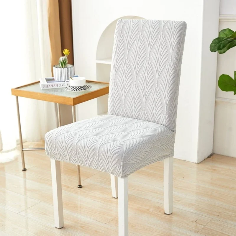 Velvet Haven | Elastic Jacquard Chair Cover with Stretch Fit