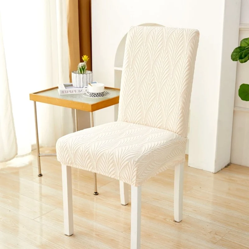 Velvet Haven | Elastic Jacquard Chair Cover with Stretch Fit