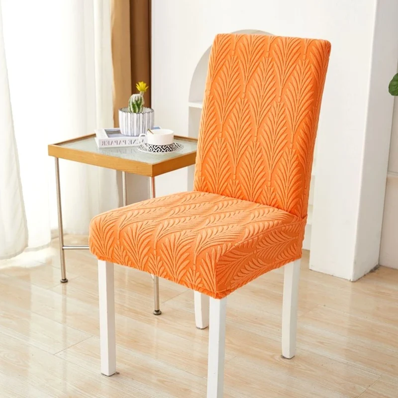 Velvet Haven | Elastic Jacquard Chair Cover with Stretch Fit