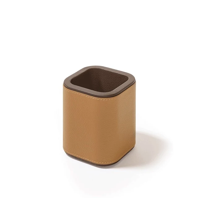 Leather Pen Holder OFFICE COLLECTION by Giobagnara for Poltrona Frau