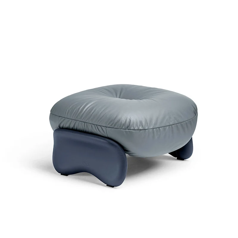 Leather Ottoman SQUASH by Faye Toogood for Poltrona Frau