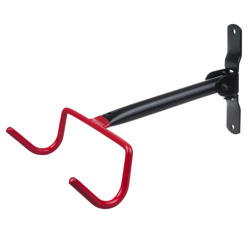 Maclean Horizontal Wall-Mounted Bike Rack, Steel, Max. Load 30 kg, MC-430, 2 pieces