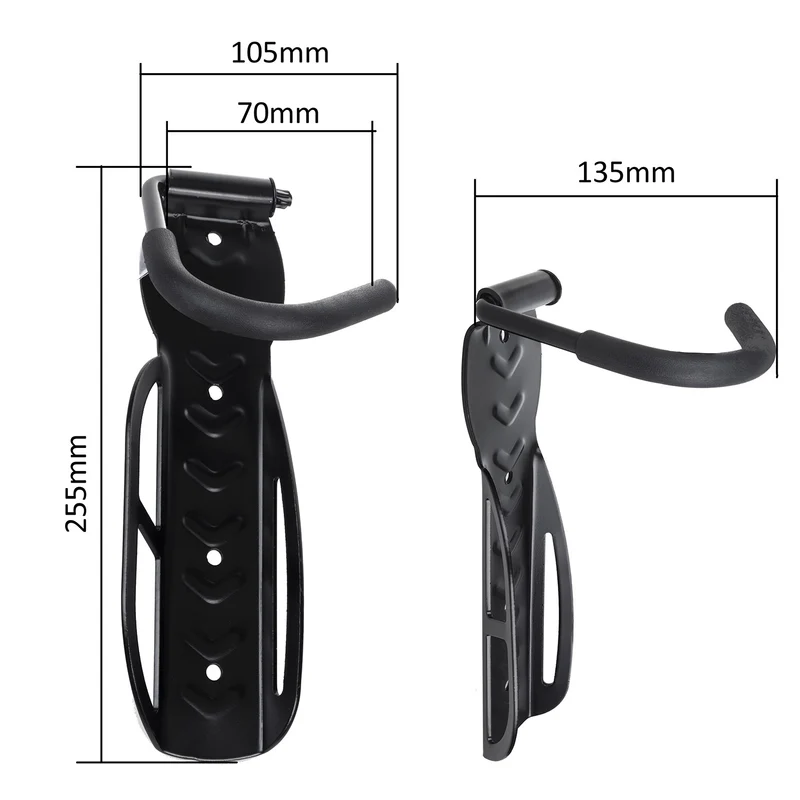 Maclean bicycle holder/wall rack, vertical, steel, max. load 30 kg, MC-432, 3 pieces
