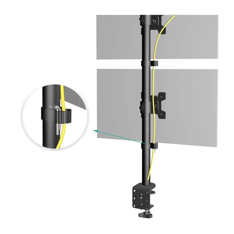 Maclean monitor mount, max VESA 100x100, 13-27", 9kg, MC-966
