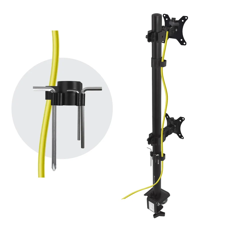 Maclean monitor mount, max VESA 100x100, 13-27", 9kg, MC-966