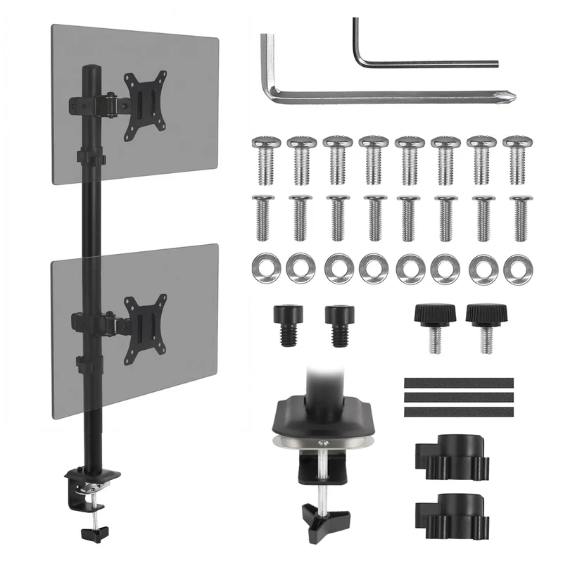 Maclean monitor mount, max VESA 100x100, 13-27", 9kg, MC-966