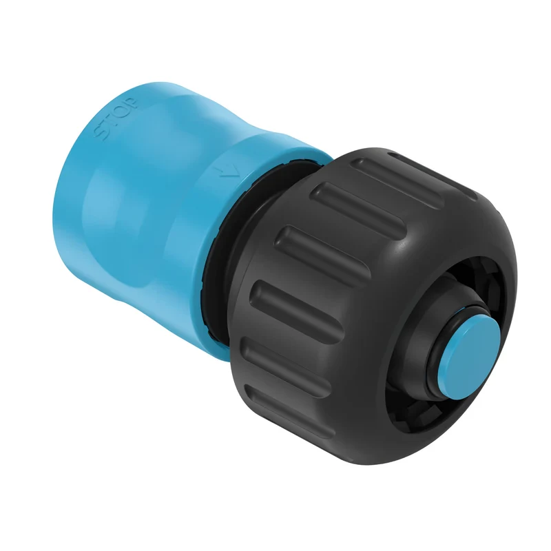 Cellfast Economic 3/4" 50m Garden Hose + Brass Quick-Connect Fitting and 3/4" Through-Fitting + 3/4" Female Threaded Connector + Rotating Sprinkler + Pistol-Style Sprinkler