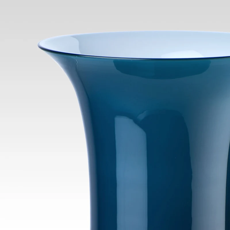 Murano Glass Vase OPALINO by Venini