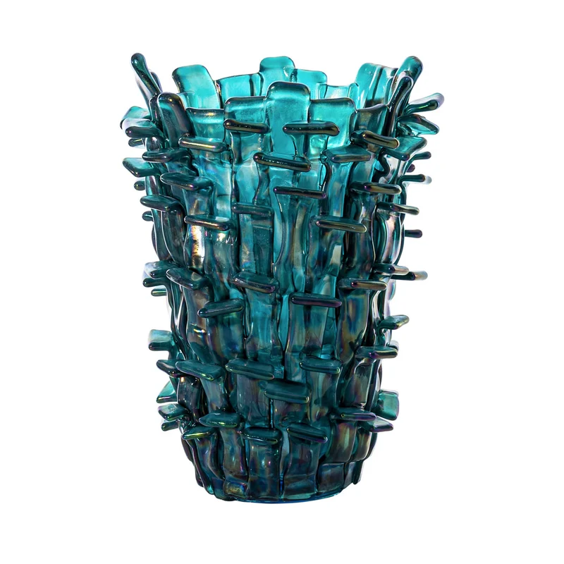 Murano Glass Vase RITAGLI by Fulvio Bianconi for Venini