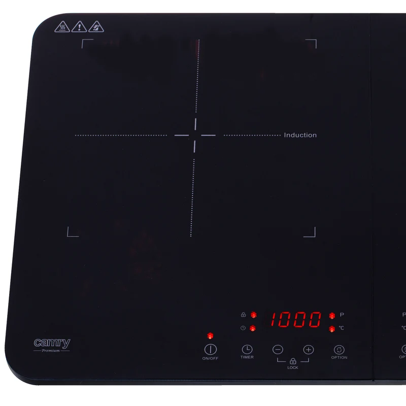 Camry CR 6514Electric Induction Cooktop Hob Cooker Child Lock Timer 0-3h Easy to Clean