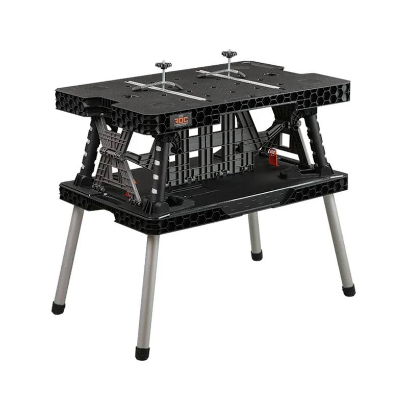 Keter 2.0 Folding Workbench, Load Capacity 453 kg, Work Surface 85x56 cm, Sturdy Metal Legs, 271269