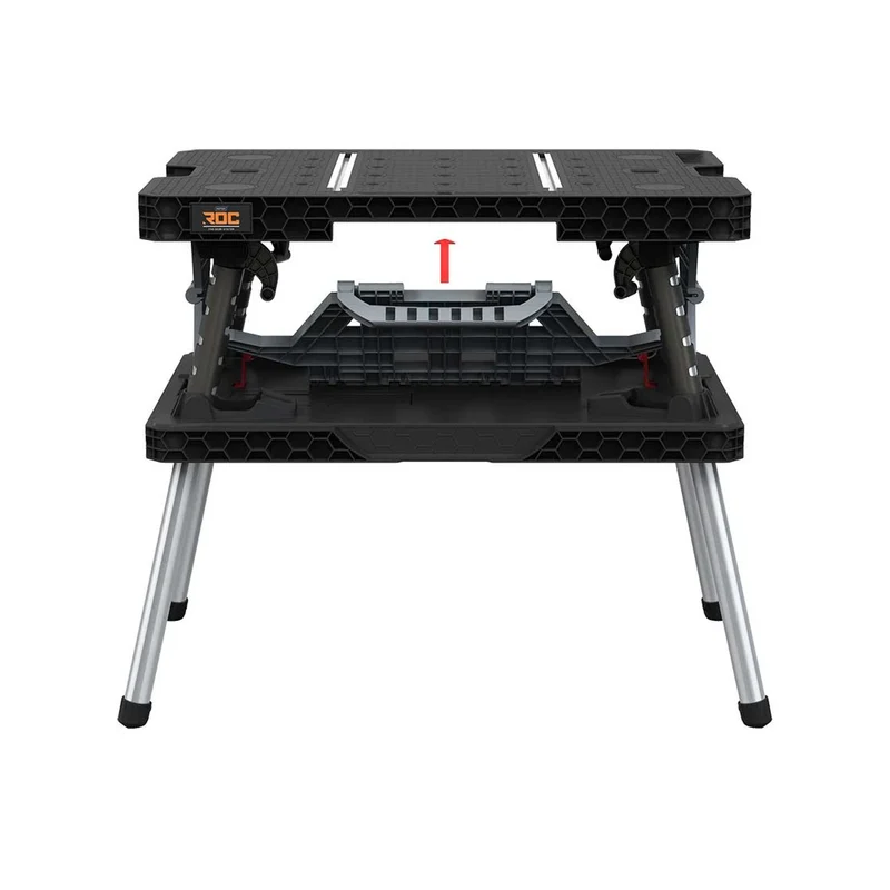 Keter 2.0 Folding Workbench, Load Capacity 453 kg, Work Surface 85x56 cm, Sturdy Metal Legs, 271269