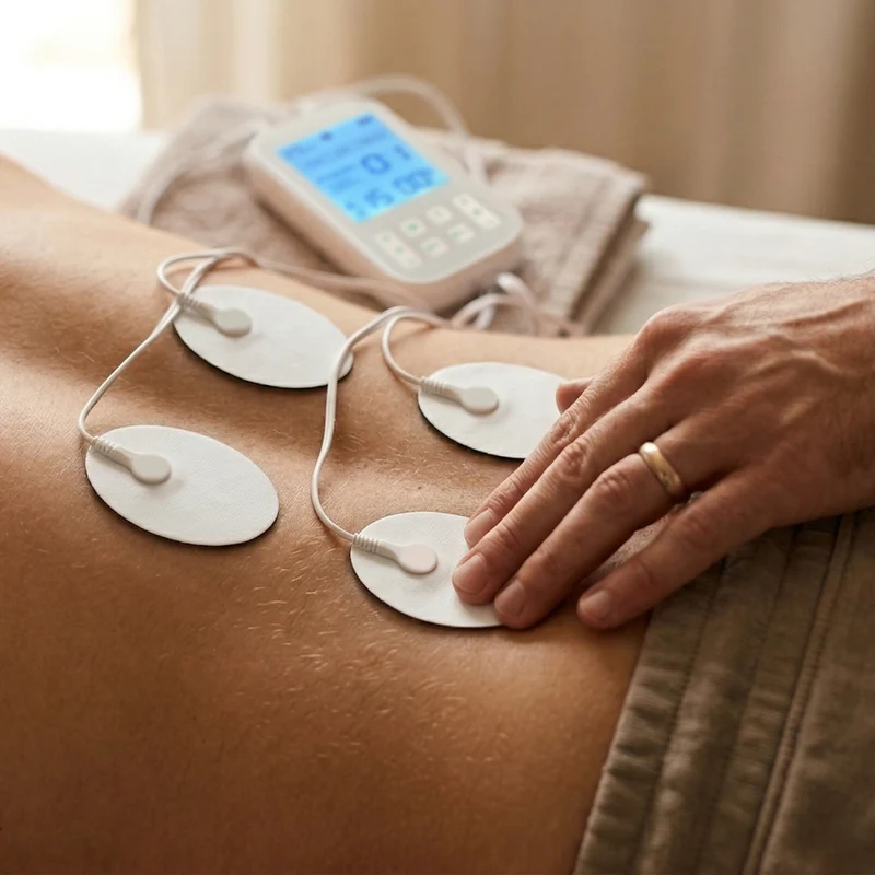 Massager and muscle electrostimulator, TENS/EMS, 3-in-1 stimulation, Mediatech, MT6543