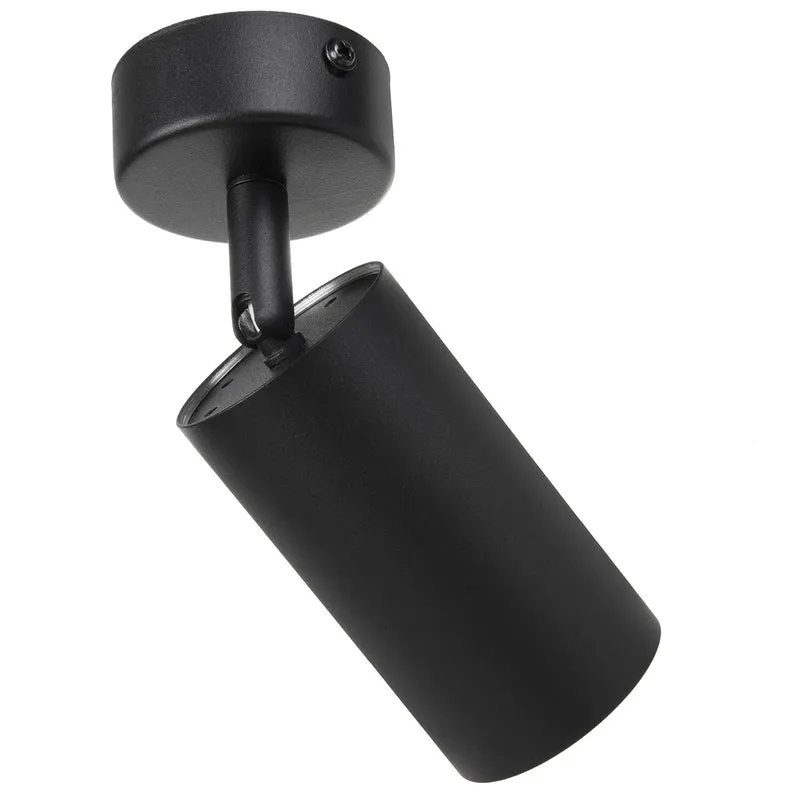 Maclean MCE451 B Ceiling and Wall Lamp Spot Moving Aluminium, 1xGU10, 55x100mm, matte black