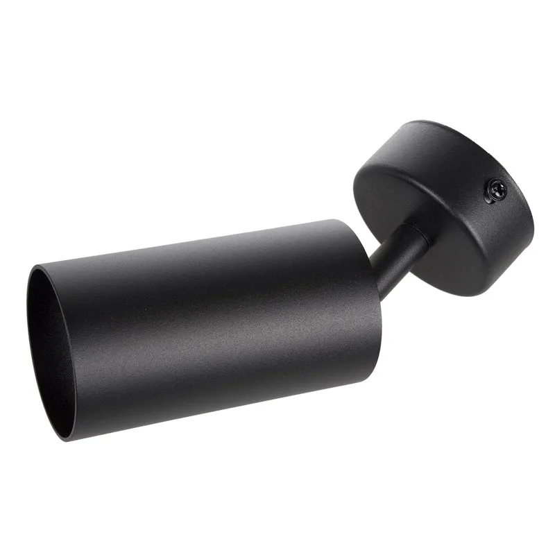 Maclean MCE451 B Ceiling and Wall Lamp Spot Moving Aluminium, 1xGU10, 55x100mm, matte black