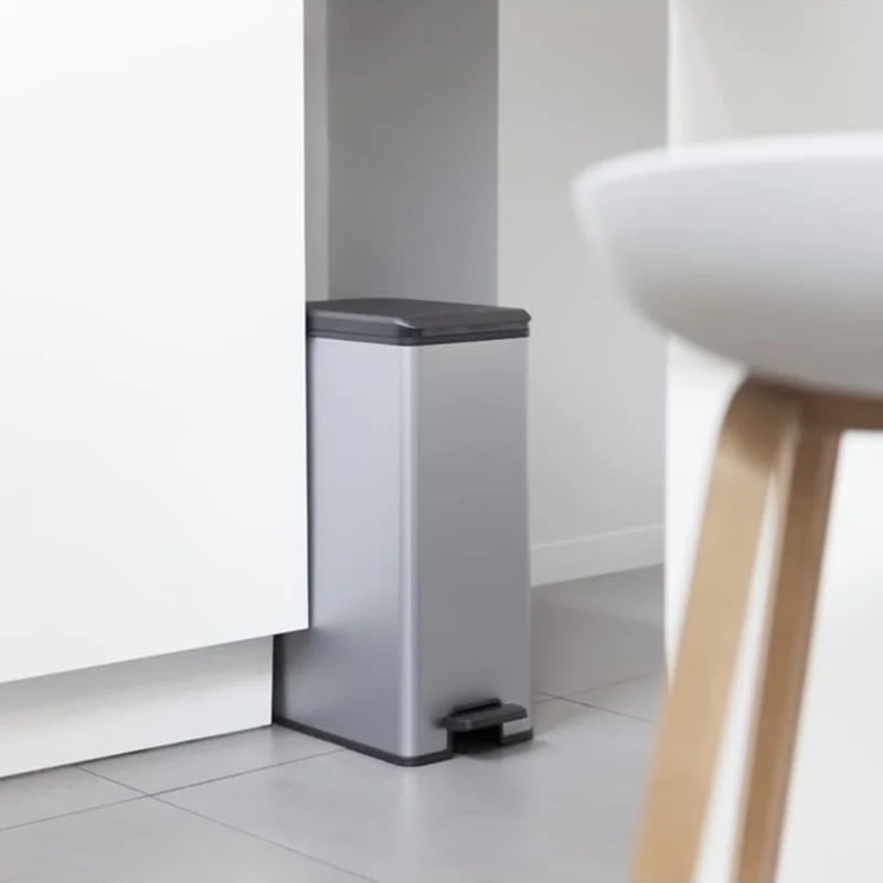 Curver rubbish bin, with pedal, capacity 40l, Slim Bin