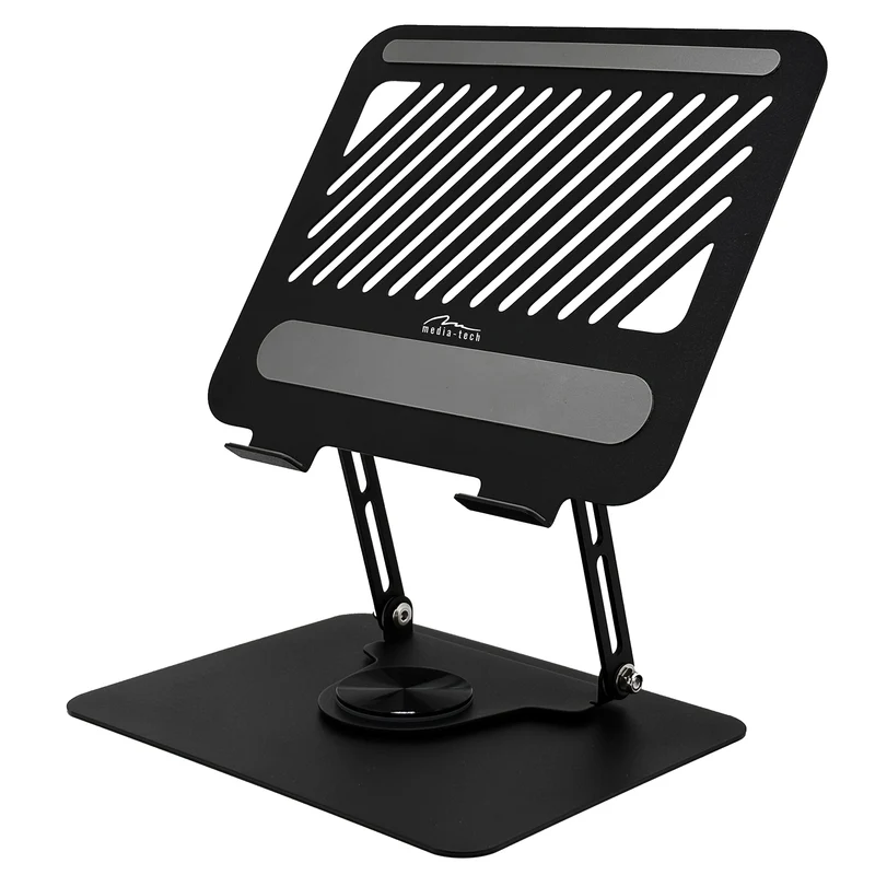 Adjustable, swivel, ergonomic laptop stand 10-17, Media-Tech MT2662