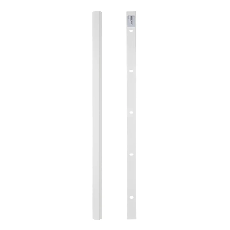 Maclean Aluminum Cable Cover Strip, 33x18x750 mm, White, MCTV-897 W