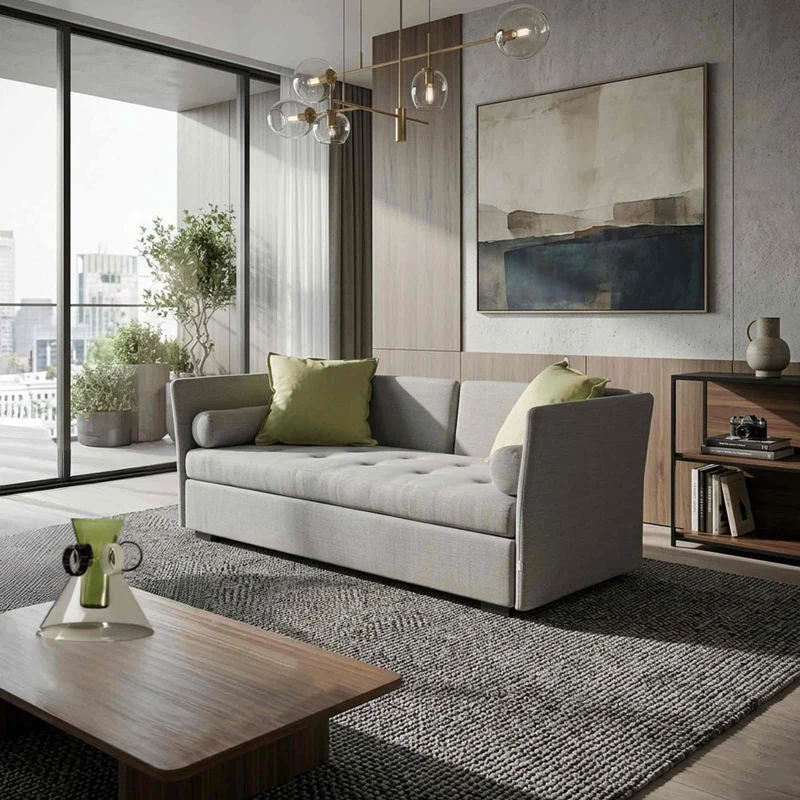Sofa Bed ISOLOTTO by Orizzonti Design Center for Horm