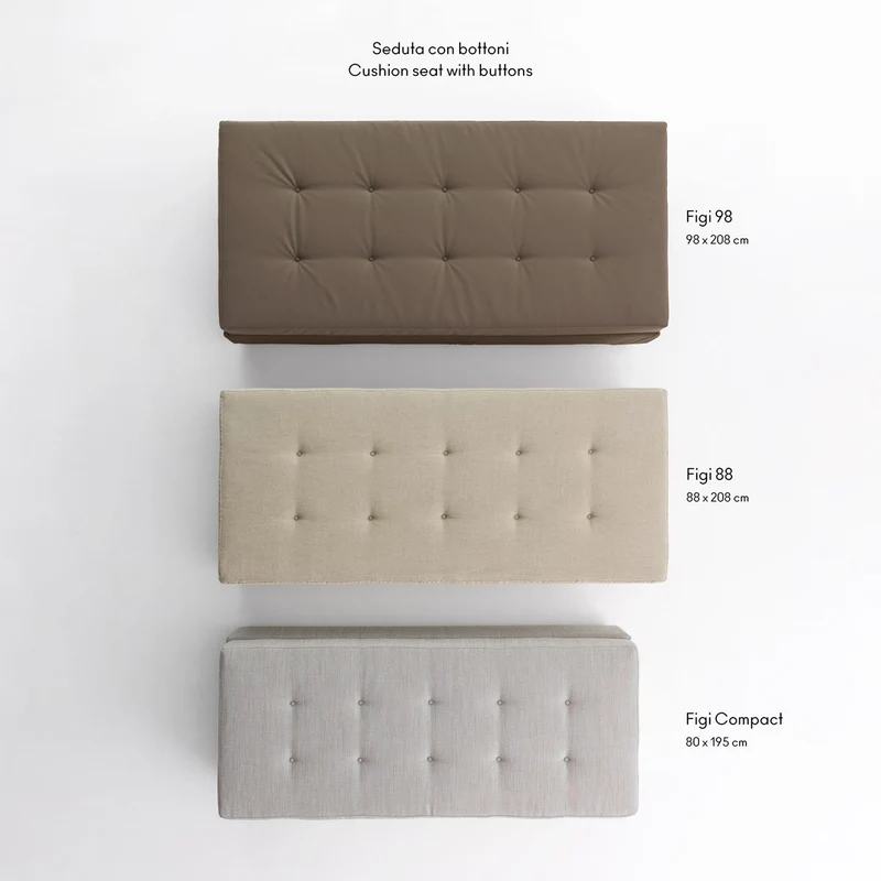 Trundle Sofa Bed ISOLINO by Orizzonti Design Center for Horm