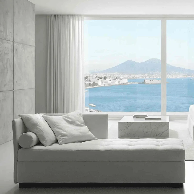 Storage Sofa Bed ISOLINO by Orizzonti Design Center for Horm