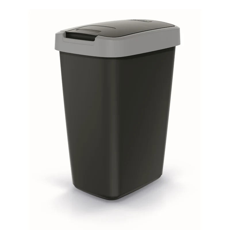 Waste Bin Trash Can Recycling Sorting Lid Kitchen 12L